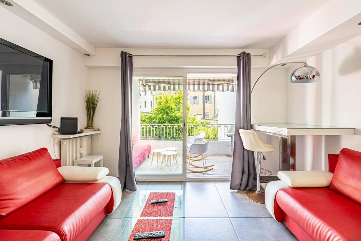 Superbe 3P 2Chambres, 2Terrasses Cannes Centre-Ville, 4 Min A Pied De La Croisette Sas-Meredith Loc Exteriör bild